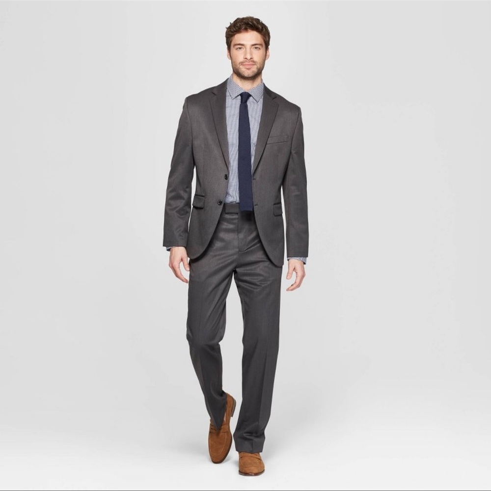 Men’s standard fit suit jacket| Goodfellow & Co. |Gray 34R